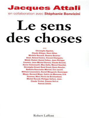 cover image of Le sens des choses
